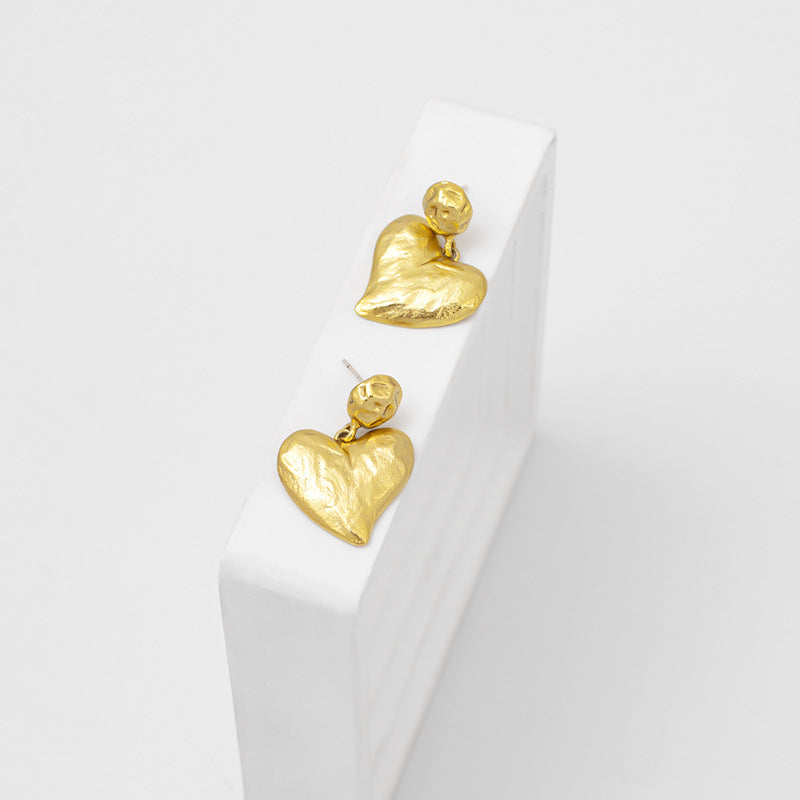 Gold Heart Drops