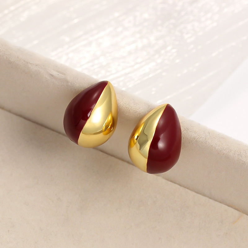 Divided Waterdrop Earrings