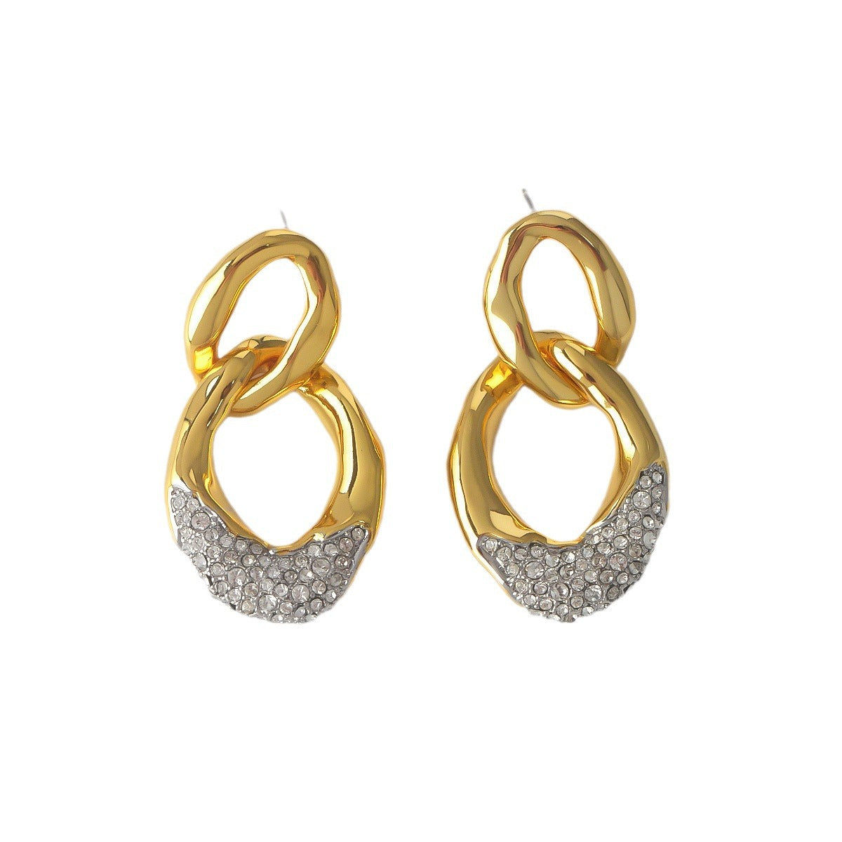 Diamond Chain Earrings