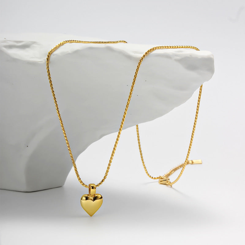 Golden Heart Necklace