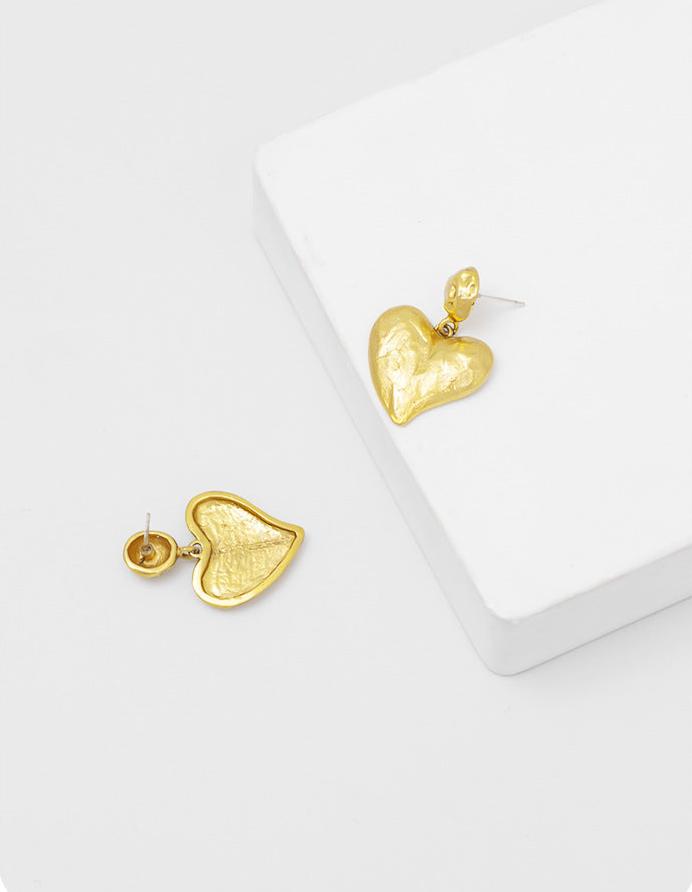 Gold Heart Drops