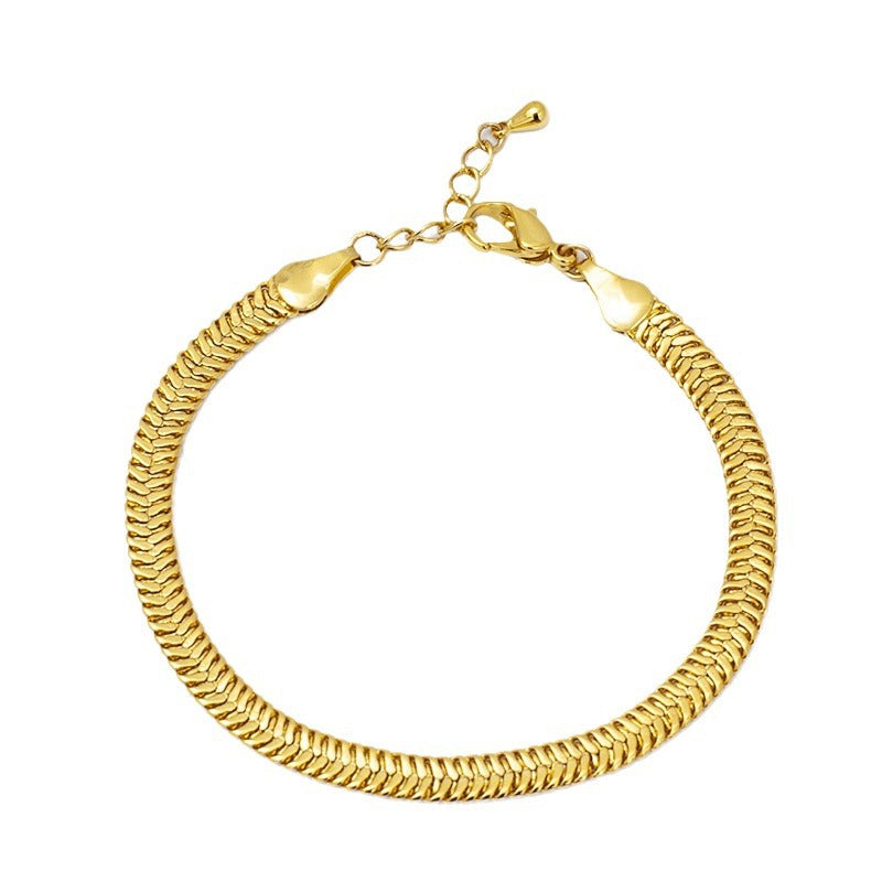Golden Snake Bracelet