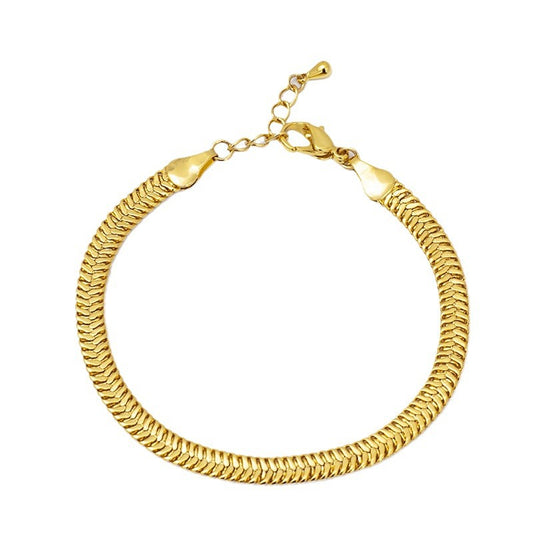 Golden Snake Bracelet