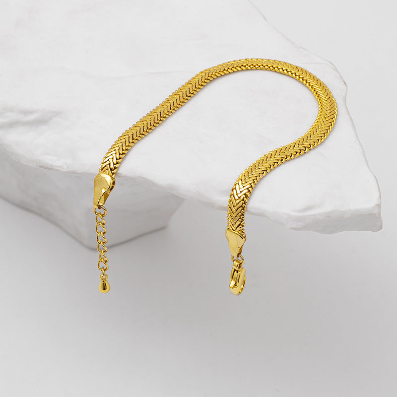 Golden Snake Bracelet