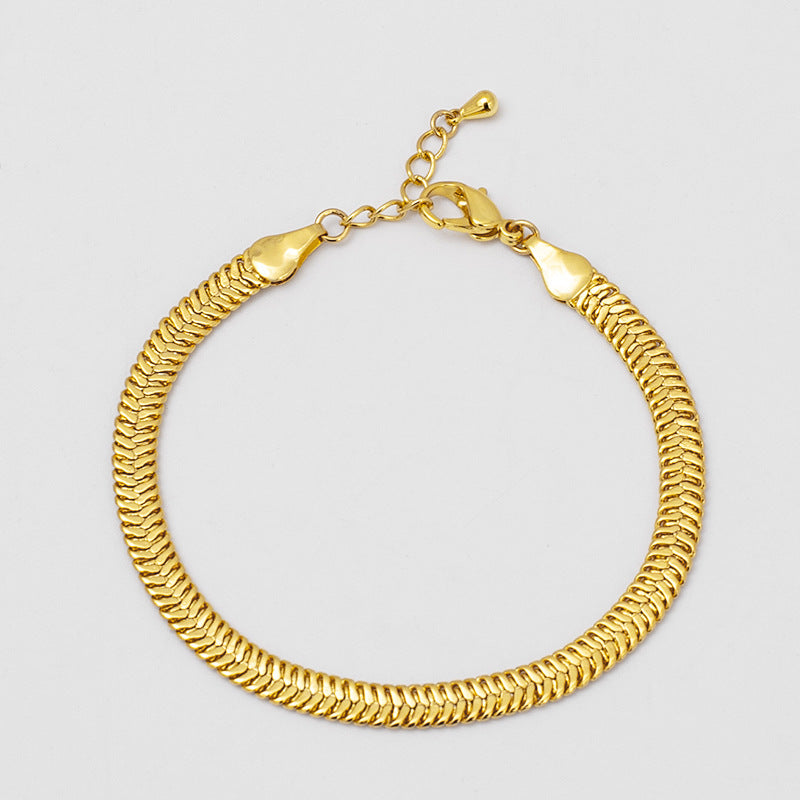 Golden Snake Bracelet