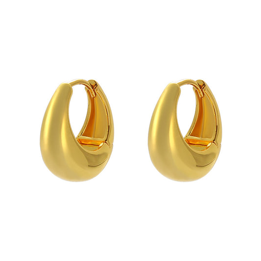 Gold Bulky Hoop