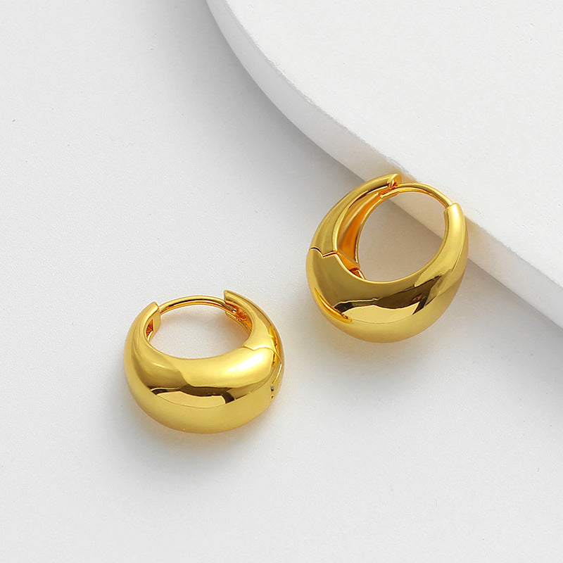 Gold Bulky Hoop