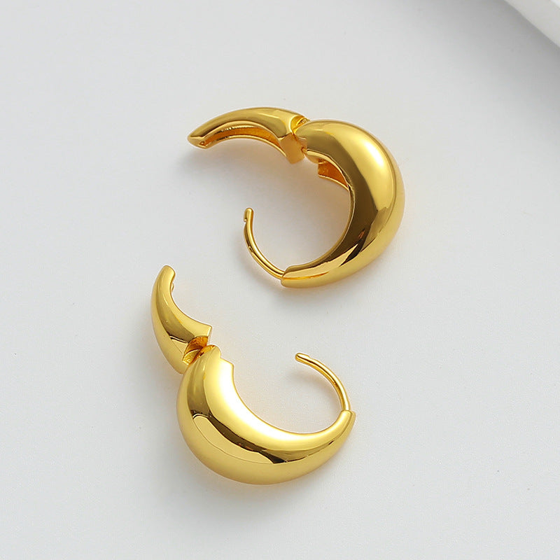 Gold Bulky Hoop