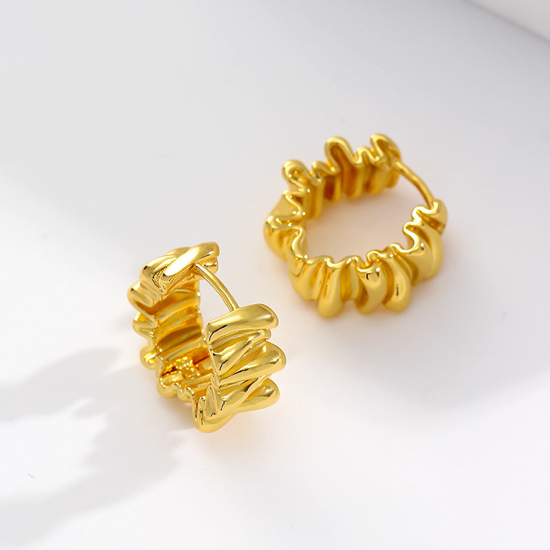 The Pleat Earrings