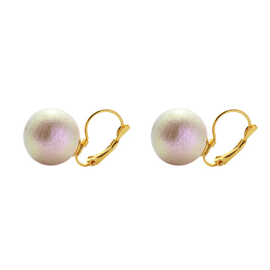 Marshmallow Pearl Earrings