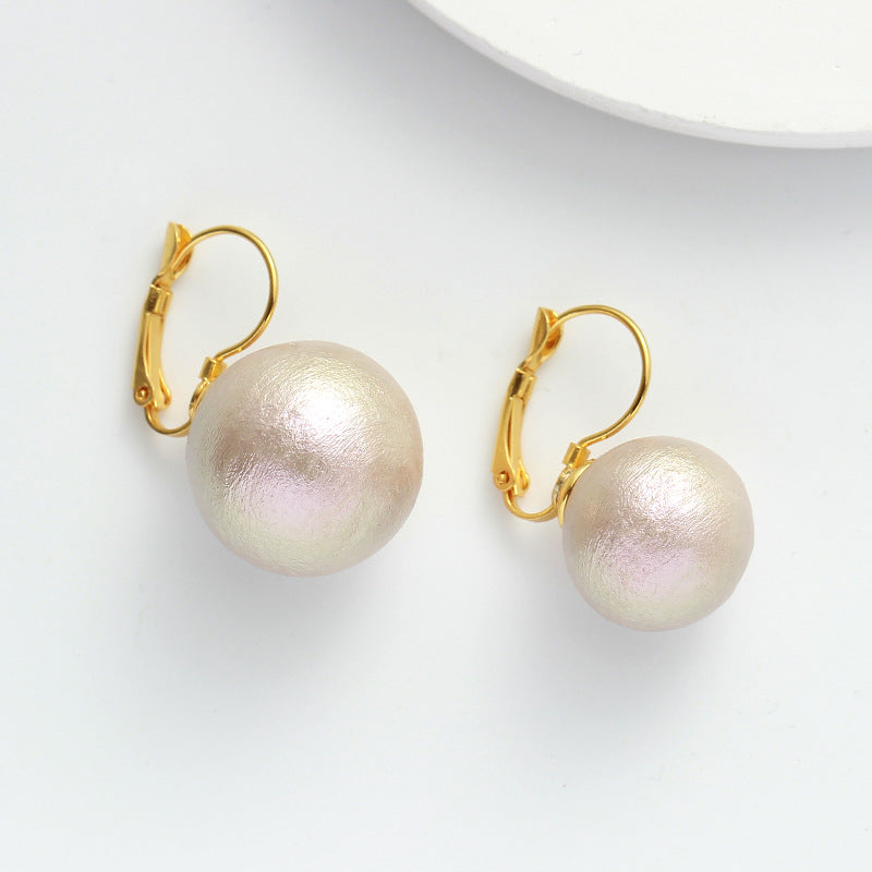 Marshmallow Pearl Earrings