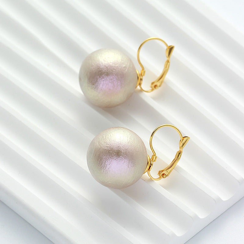 Marshmallow Pearl Earrings