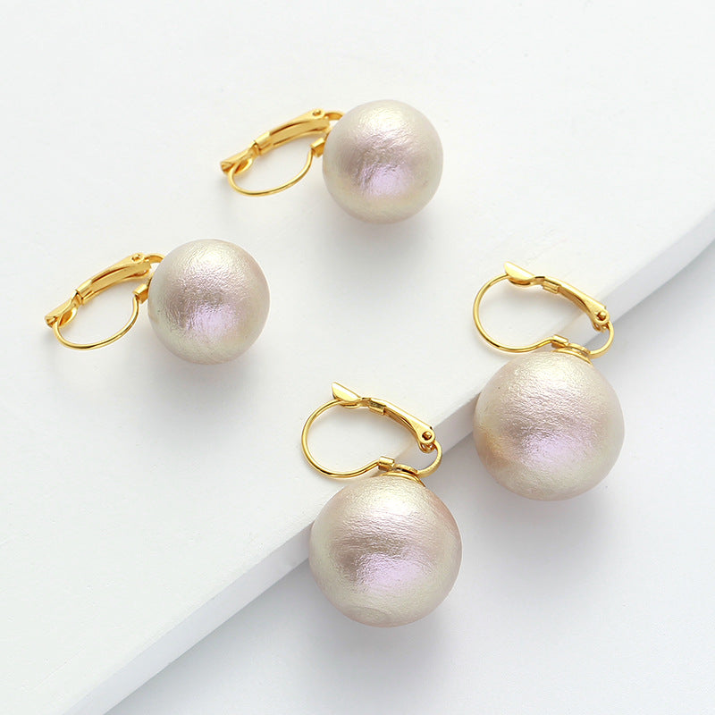 Marshmallow Pearl Earrings