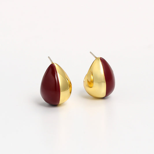 Divided Waterdrop Earrings