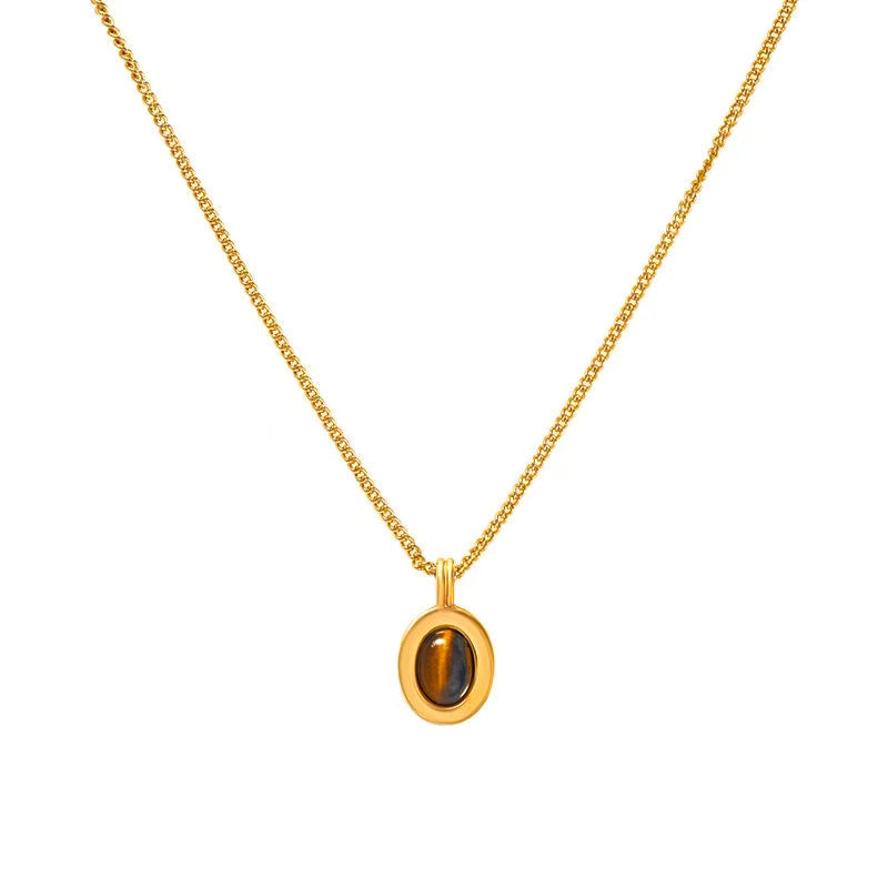 Cat's Eye Pendant Necklace