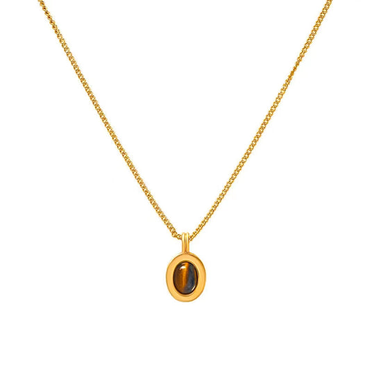 Cat's Eye Pendant Necklace