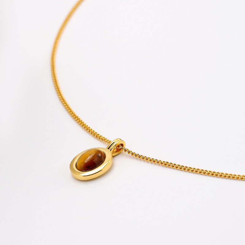 Cat's Eye Pendant Necklace