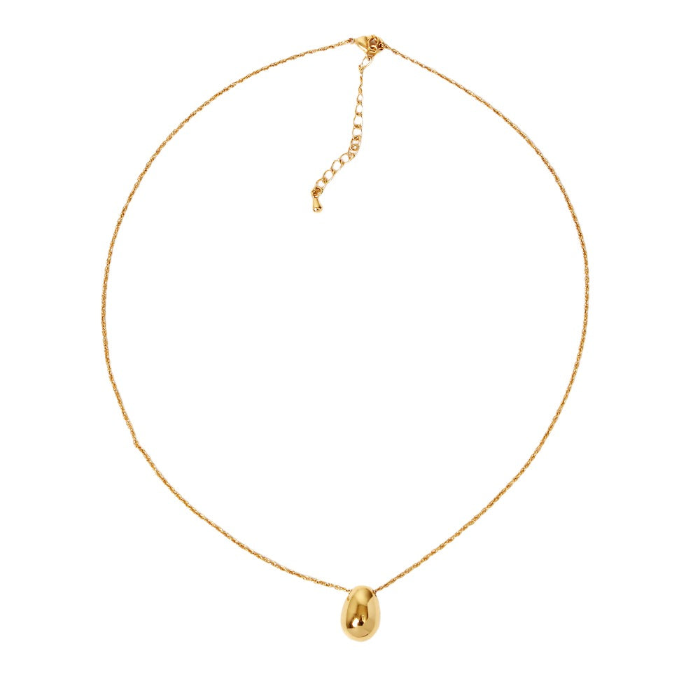 Golden Drop Pendant Necklace