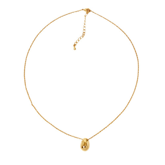 Golden Drop Pendant Necklace