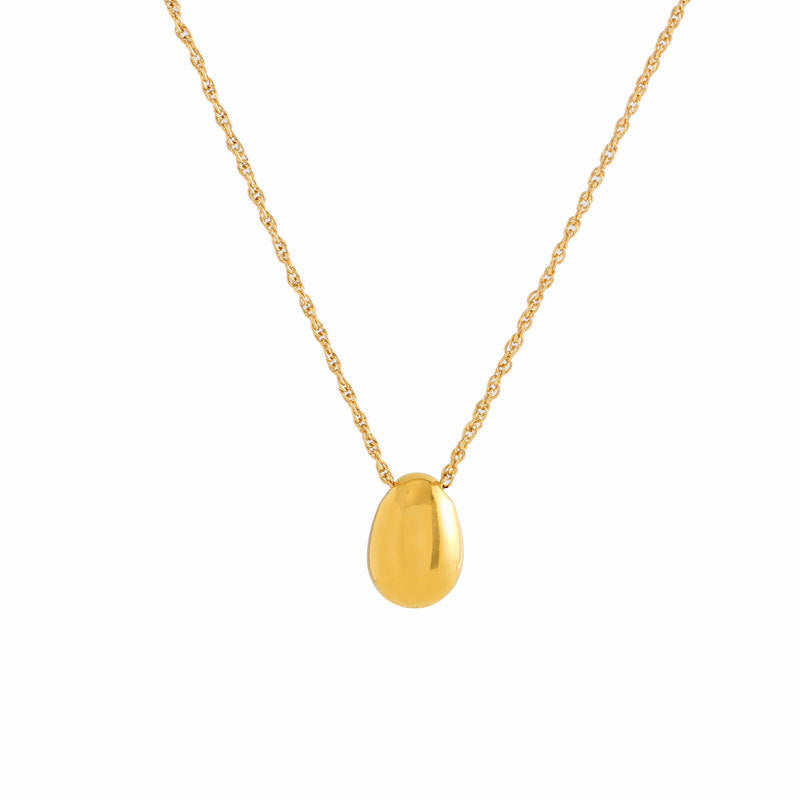 Golden Drop Pendant Necklace