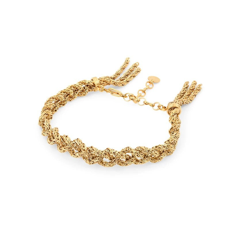 Gold Braided Bracelet