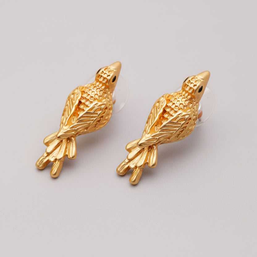 Love Bird Studs